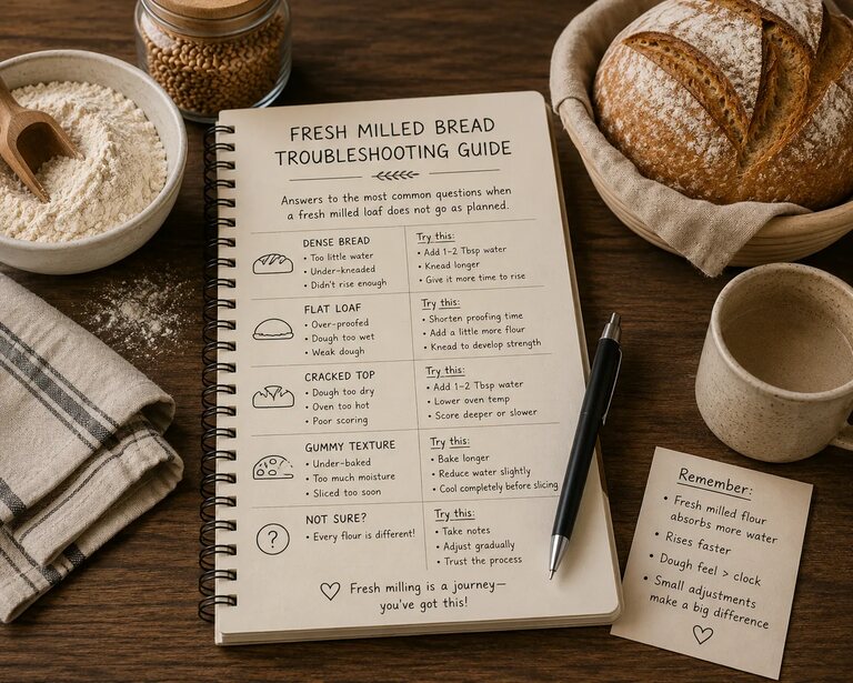Fresh Milled Bread Troubleshooting Guide