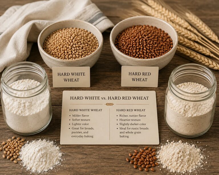 Hard White vs. Hard Red Wheat