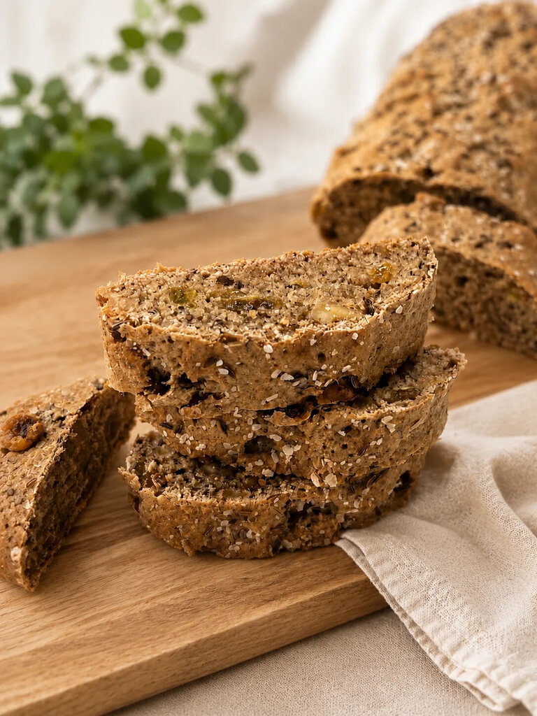 Fresh Milled Raisin & Walnut Rye Bread