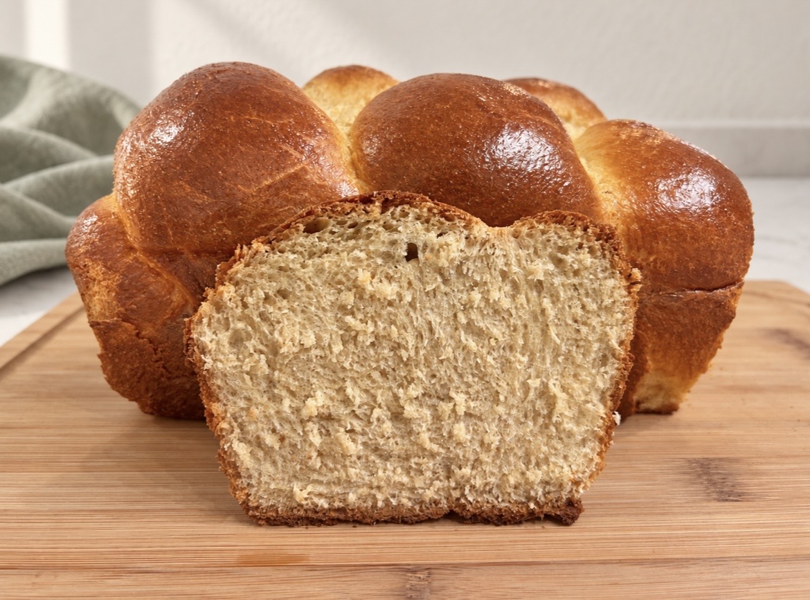 Fresh Milled Brioche Loaf fresh milled bread