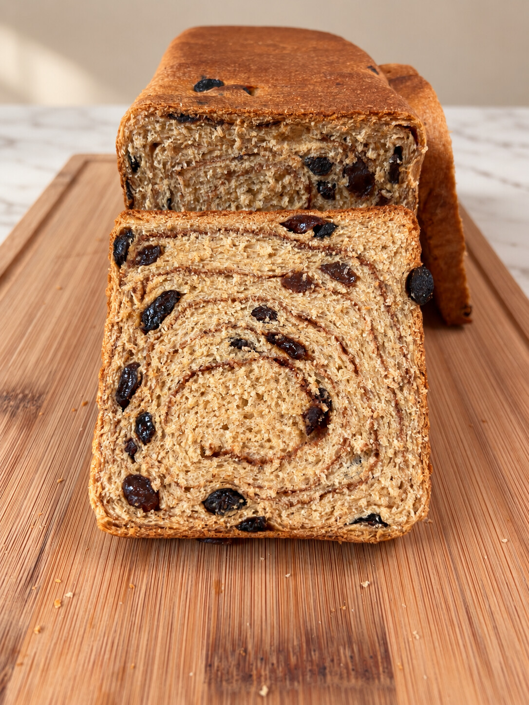 Fresh Milled Cinnamon Raisin Bread