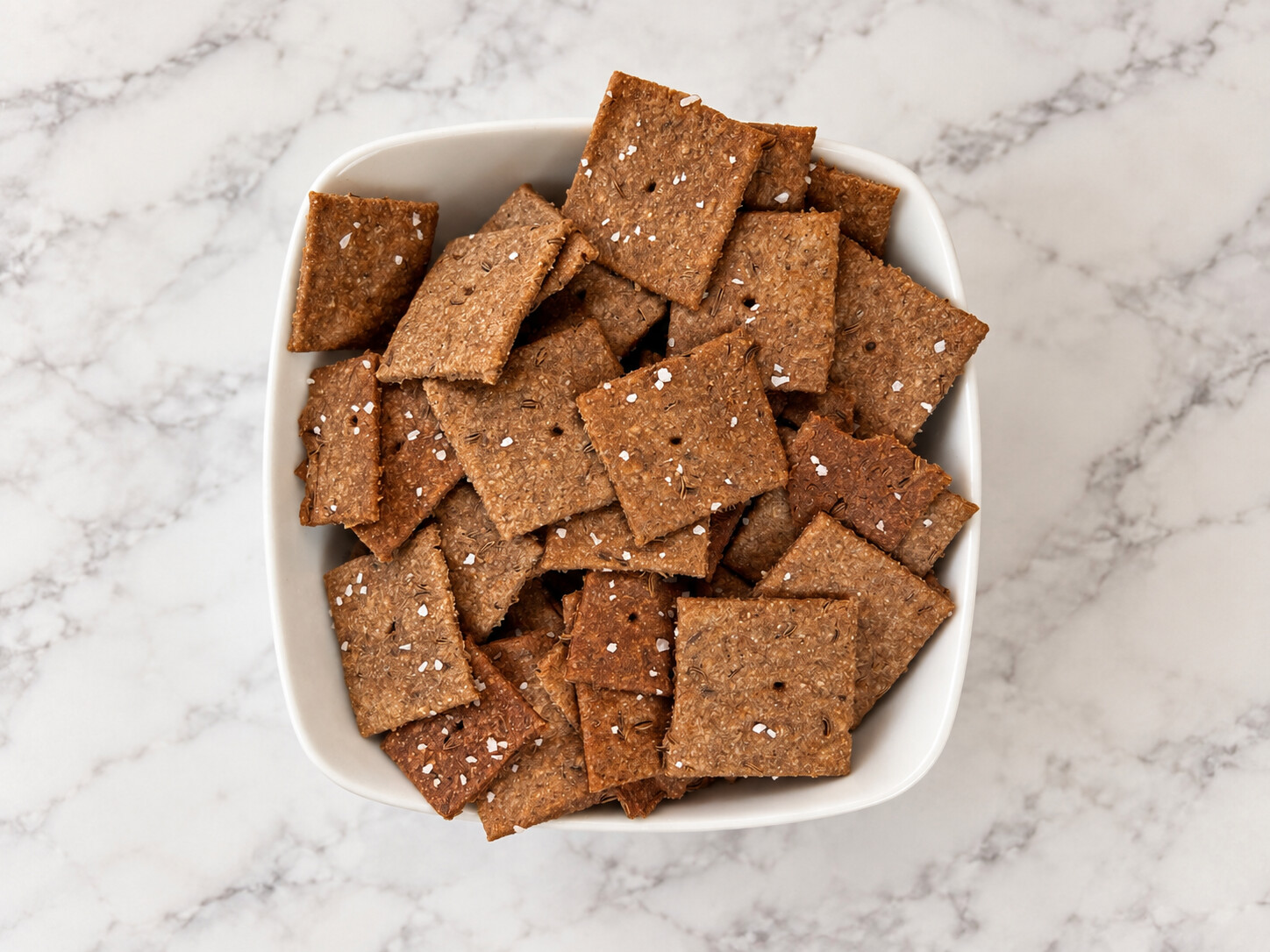Fresh Milled Crispy Rye Crackers