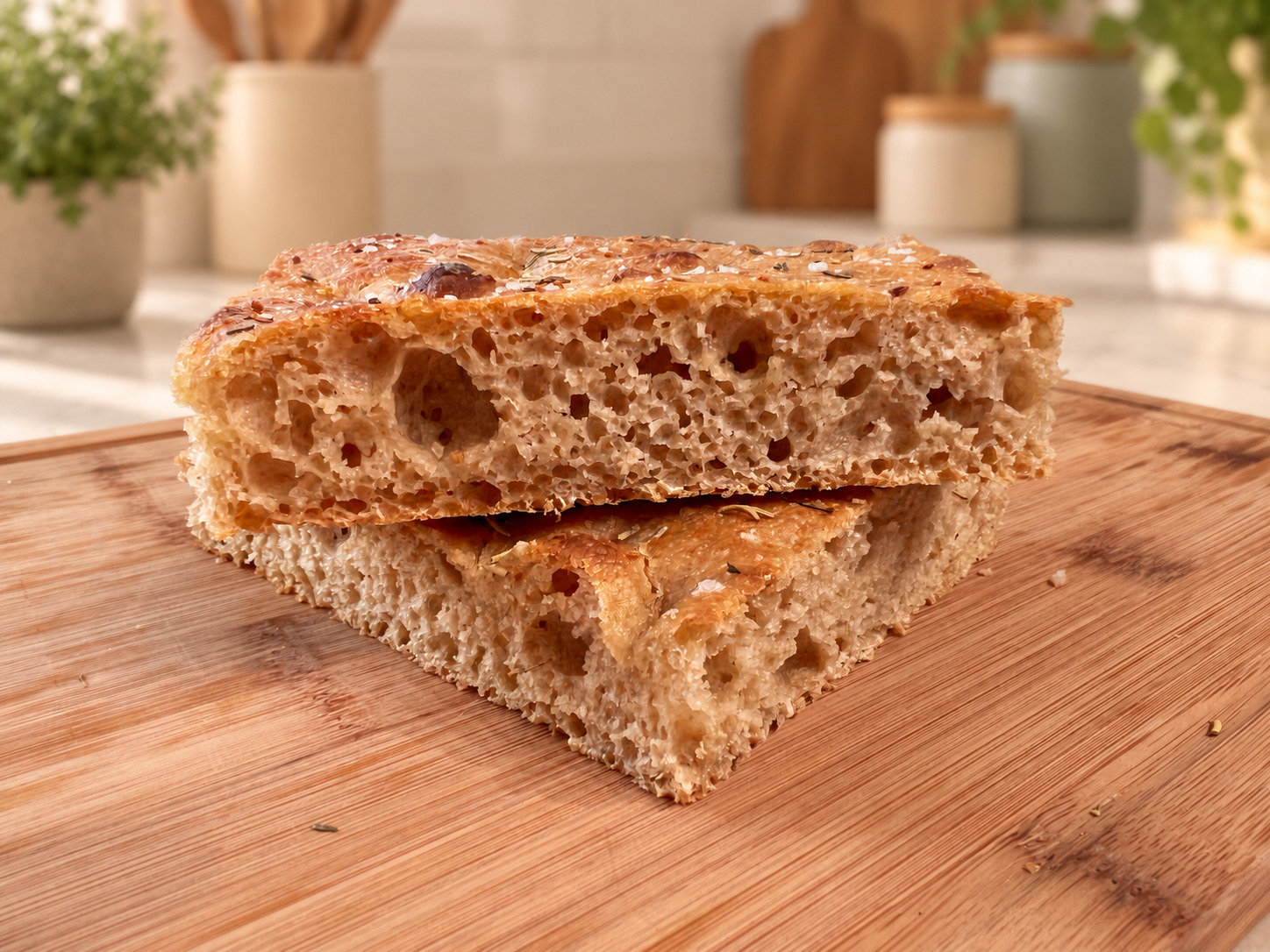 Fresh Milled Sourdough Focaccia fresh milled bread